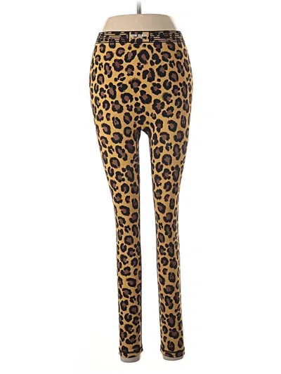 Pre-owned Adam Selman Sport Leggings In Gold