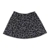 Adam Selman Sport Nwt Adam Selman Crystal Rhinestone Leopard Blue Mini Skirt In Blue