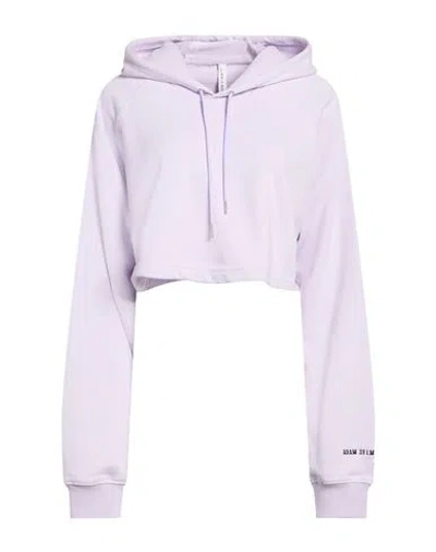 Adam Selman Sport Woman Sweatshirt Lilac Size Xl Cotton, Polyester In Purple