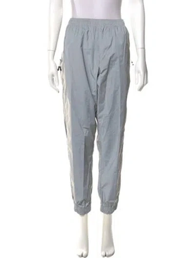 Pre-owned Adam Selman Straight Leg Pants In Silver