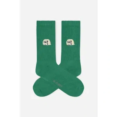 Adam Sport Socks In Green