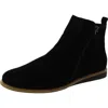 Adam Tucker Aly 14 Womens Suede Side Zipper Ankle Boots In Black