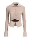 Adamo Andrea Adamo Cardigans In Beige