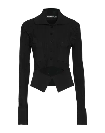 Adamo Andrea Adamo Cardigans In Black