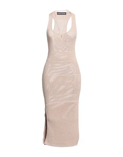 Adamo Andrea Adamo Midi Dresses In Beige