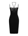 Adamo Andrea Adamo Midi Dresses In Black