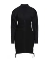 Adamo Andrea Adamo Short Dresses In Black