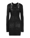 Adamo Andrea Adamo Short Dresses In Black