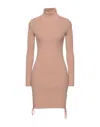 Adamo Andrea Adamo Short Dresses In Beige