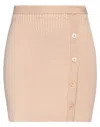 Adamo Andrea Adamo Mini Skirts In Beige