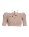 Adamo Andrea Adamo Sweaters In Beige