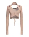 Adamo Andrea Adamo Tops In Beige