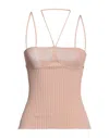 Adamo Andrea Adamo Tops In Beige
