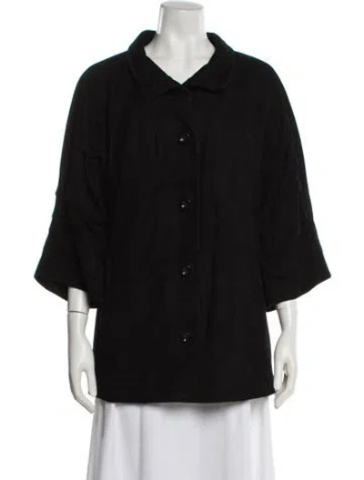 Pre-owned Adamo Lamb Leather Jacket In Black