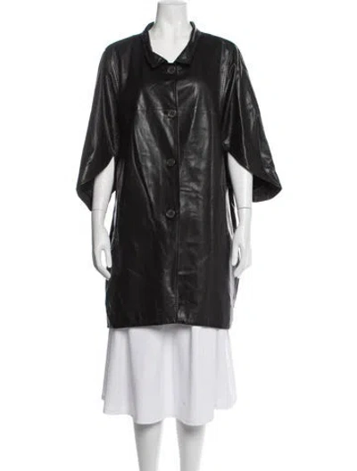 Pre-owned Adamo Silk Jacket In Black
