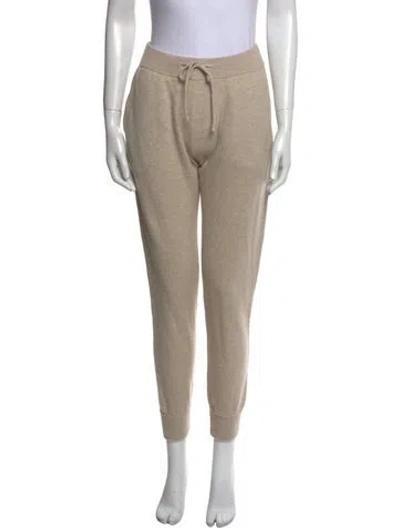 Pre-owned Adamo Wool Skinny Leg Pants In Neutral