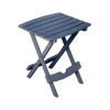 Adams 17.5'' Plastic Rectangular Portable Folding Table In Navy
