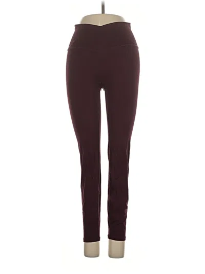 Pre-owned Adanola Active Pants In Burgundy