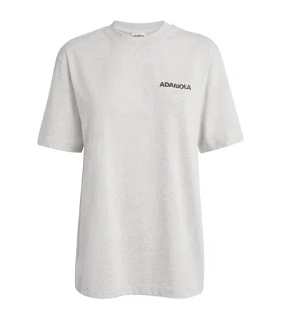 Adanola Organic Cotton Movement T-shirt In Gray