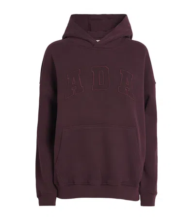Adanola Organic Cotton Oversized Hoodie In Brown