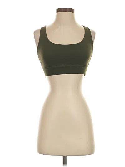 Pre-owned Adanola Tank Top Green Strapless Neckline Tops