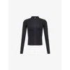 Adanola Womens Black Ultimate High-neck Stretch-woven Jacket In Black