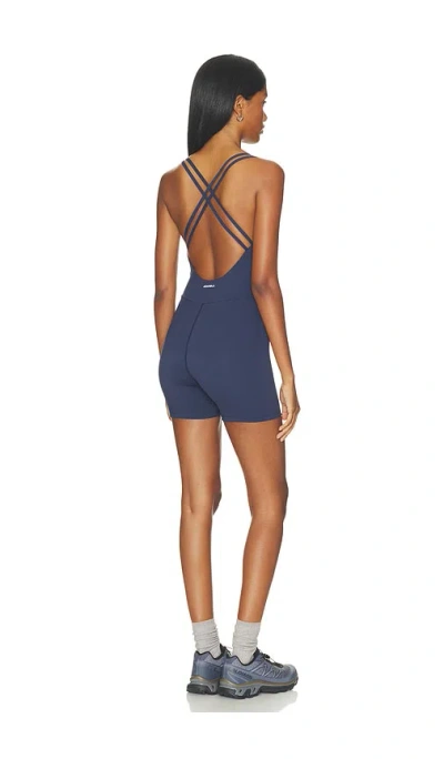 Adanola Ultimate Low Cross Back Romper In Multi