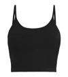 Adanola Tank Round-neck Stretch-jersey Bralette In Black