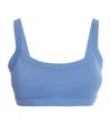 Adanola Ultimate Wide Binding Sports Bra In Blue