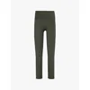 Adanola Ultimate High-rise Regular Stretch-jersey Leggings In Dark Olive