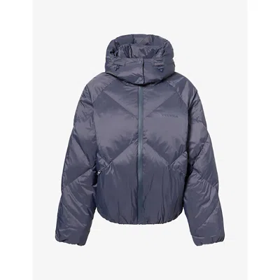 Adanola Womens  Diamond Quilted Nylon Jacket In Midnight Blue