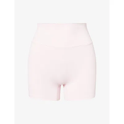 Adanola Womens  Ultimate Ultra Crop Stretch-jersey Shorts In Cloud Pink