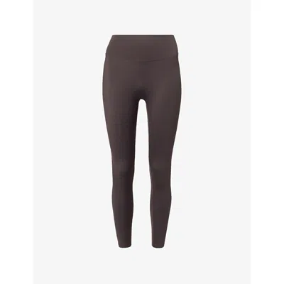 Adanola Womens Coffee Bean Ultimate Workout Leggings Xs In Blue