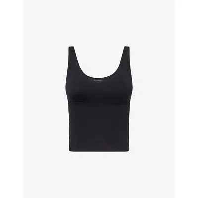 Adanola Womens  Ultimate V-neck Jersey Top In Black