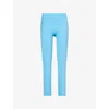 Adanola Womens Capri Blue Ultimate High-rise Stretch-jersey Leggings Xs