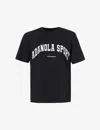 Adanola Womens Black Core Relaxed-fit Cotton-jersey T-shirt In Black