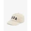 Adanola Soft Basics Logo-embroidered Cotton Cap In Cream/black