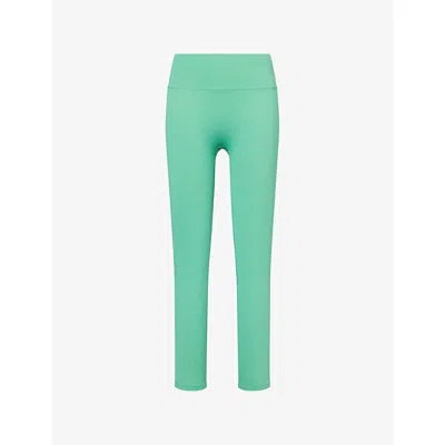 Adanola Womens Jade Green Ultimate High-rise Stretch-jersey Leggings