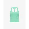 Adanola Womens Jade Green Ultimate Skinny Racer Back Stretch-jersey Top Xs In Green