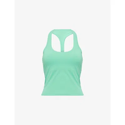 Adanola Womens Jade Green Ultimate Skinny Racer Back Stretch-jersey Top Xs