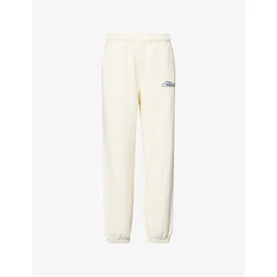 Adanola Womens  Varsity Collegiate Cotton-jersey Jogging Bottoms In White