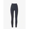 Adanola Womens Midnight Blue Ultimate Mid-rise Stretch-woven Leggings In Midnight Blue
