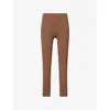 Adanola Womens Mocha Brown Ultimate High-rise Stretch-jersey Leggings In Brown