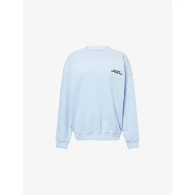 Adanola Womens Powder Blue Ad Oversized Sweatshirt