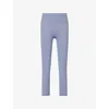 Adanola Womens Slate Blue Ultimate High-rise Gym Leggings In Blue