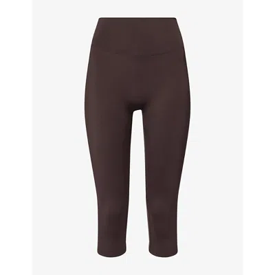 Adanola Womens Ultimate Capri Leggings Coffee Bean Xs In Brown