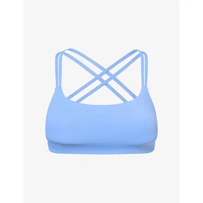 Adanola Womens Ultimate Cross-back Sports Bra Blossom Blue
