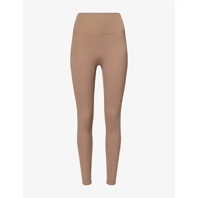 Adanola Womens Ultimate Regular Workout Leggings Dusty Brown