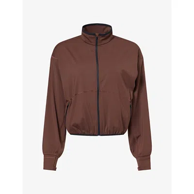 Adanola Womens Ultimate Stretch-jersey Jacket Chocolate Brown