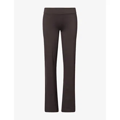 Adanola Womens Yoga Trousers Coffee Bean Xl In Brown